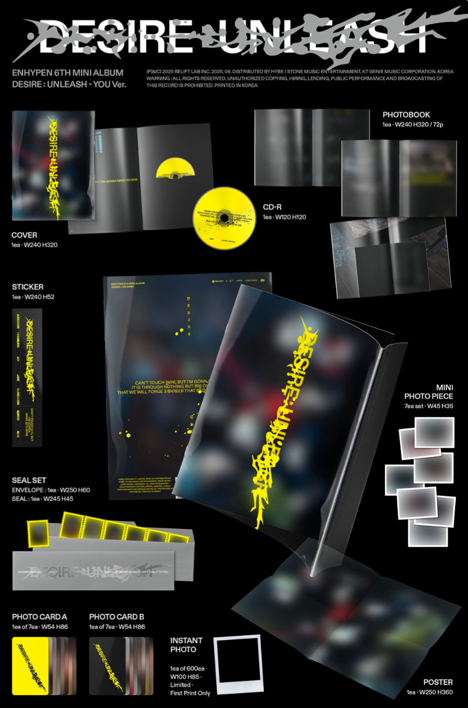 Enhypen - Desire: Unleash–The Tiny Kpop Shop