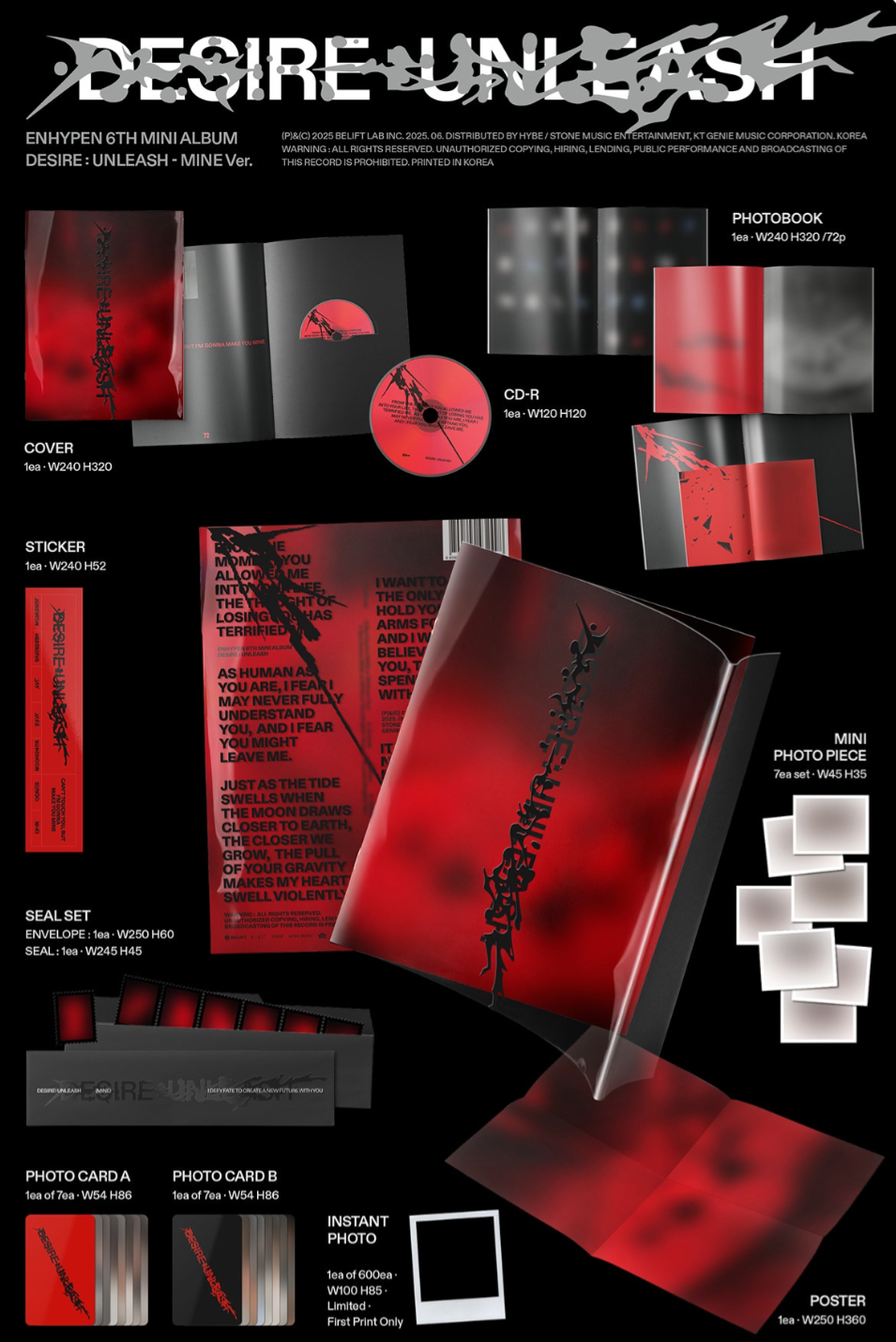 Enhypen - Desire: Unleash–The Tiny Kpop Shop