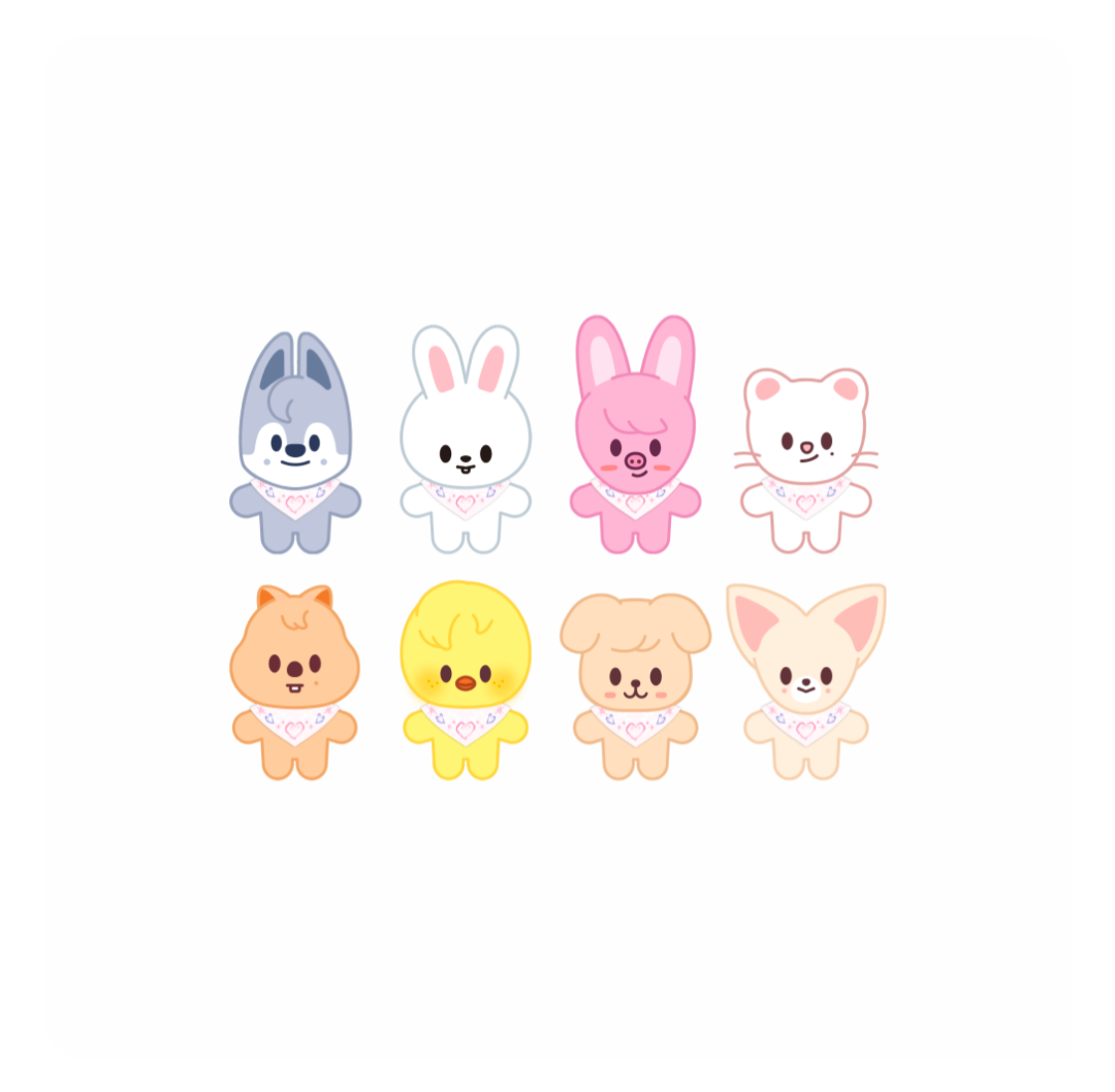 PREORDER ! SKZ 5'Clock SKZOO Plush 10cm version–The Tiny Kpop Shop